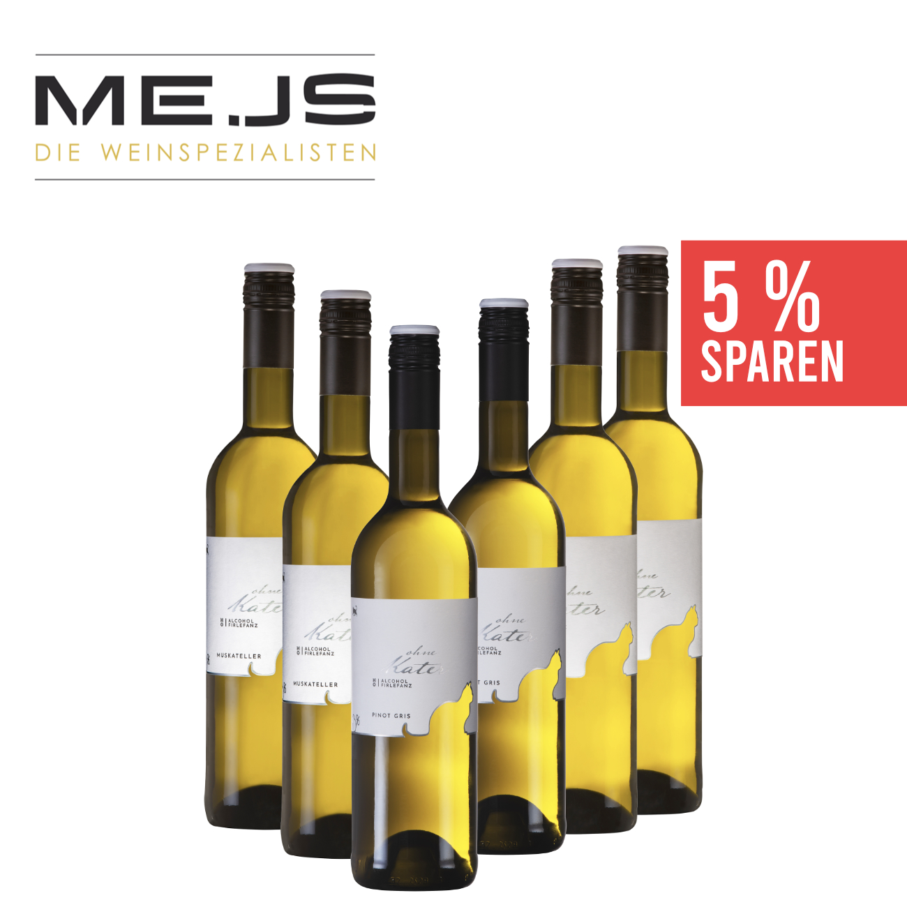 "Ohne Kater" Weinpaket alkoholfrei ► MEJS - die Weinspezialisten