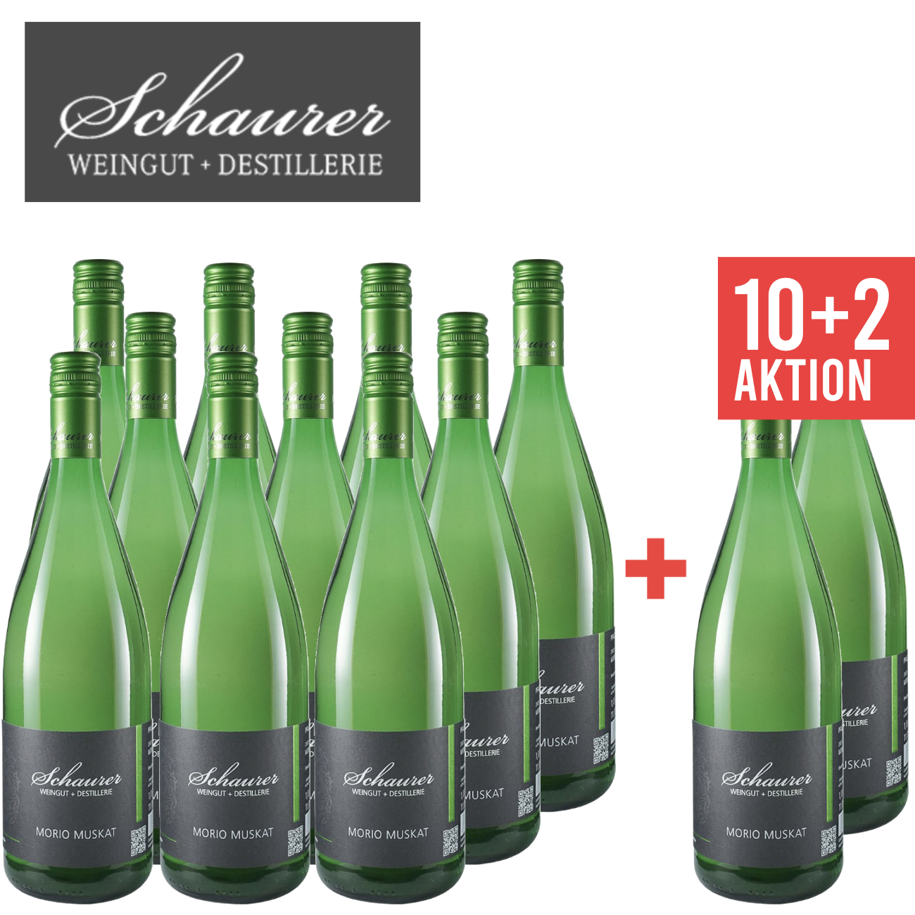 10+2 Morio Muskat lieblich 1,0 L - Weingut Schaurer