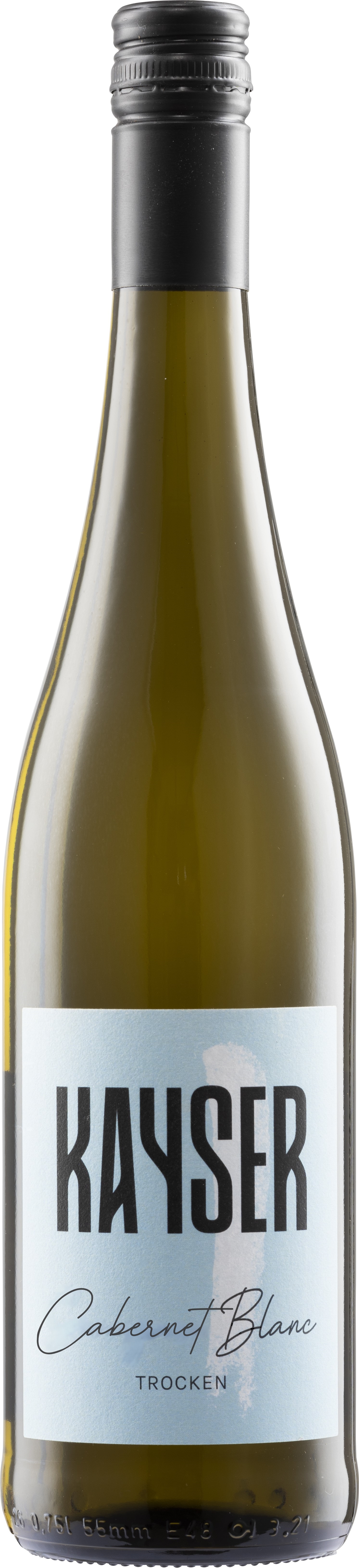 Weisswein-2023 Cabernet Blanc trocken "LIMITED EDITION" 0,75 L - Frank Kayser Wein & Sekt