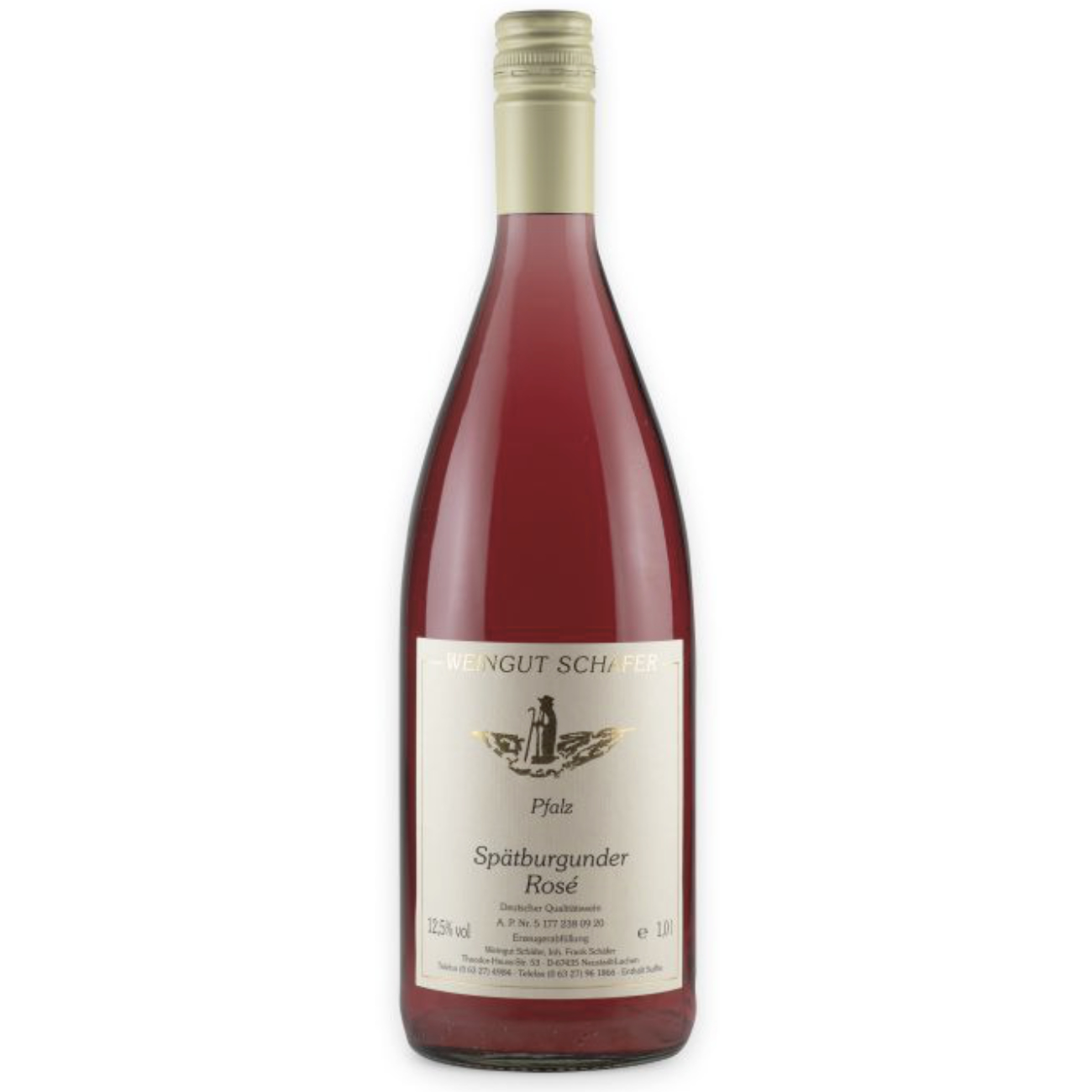 2023 Spätburgunder Rosé lieblich 1,0 L - Weingut Frank Schäfer 