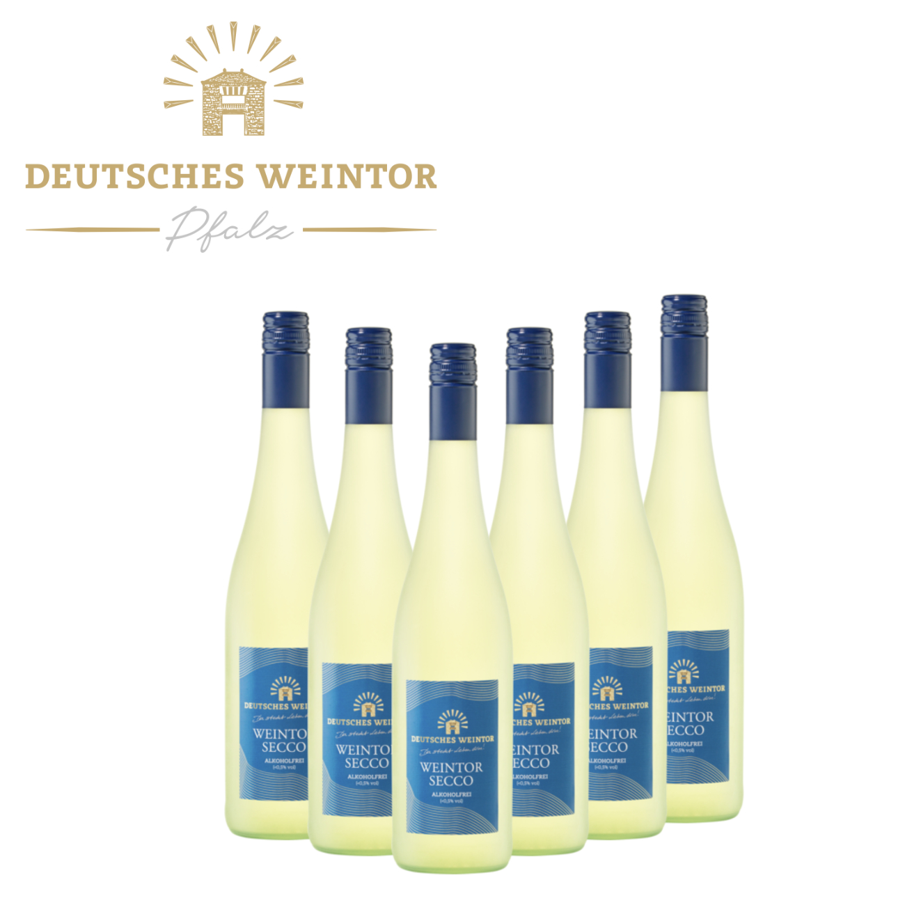 Secco Weiß alkoholfrei 6 x 0,75 L - Deutsches Weintor