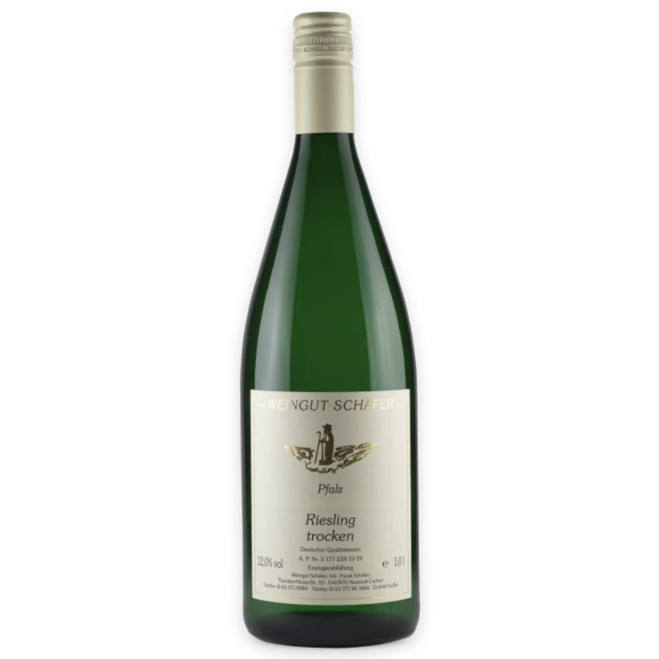 2023 Riesling trocken 1,0 L - Weingut Frank Schäfer