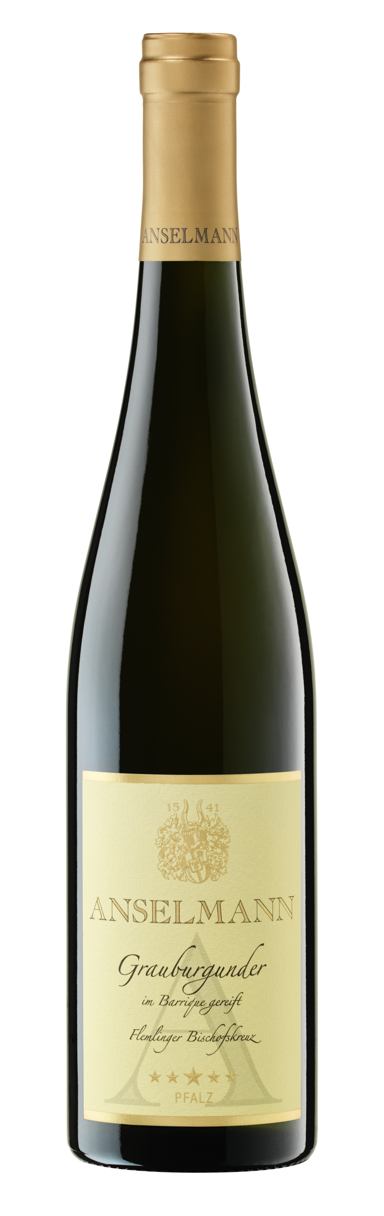 Grauburgunder Spätlese trocken 0,75 L Barrique - Weingut Anselmann