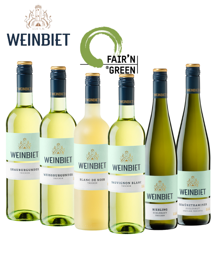 Weinbiet Fair'n Green Paket 6 x 0,75 L - Weinbiet Manufaktur