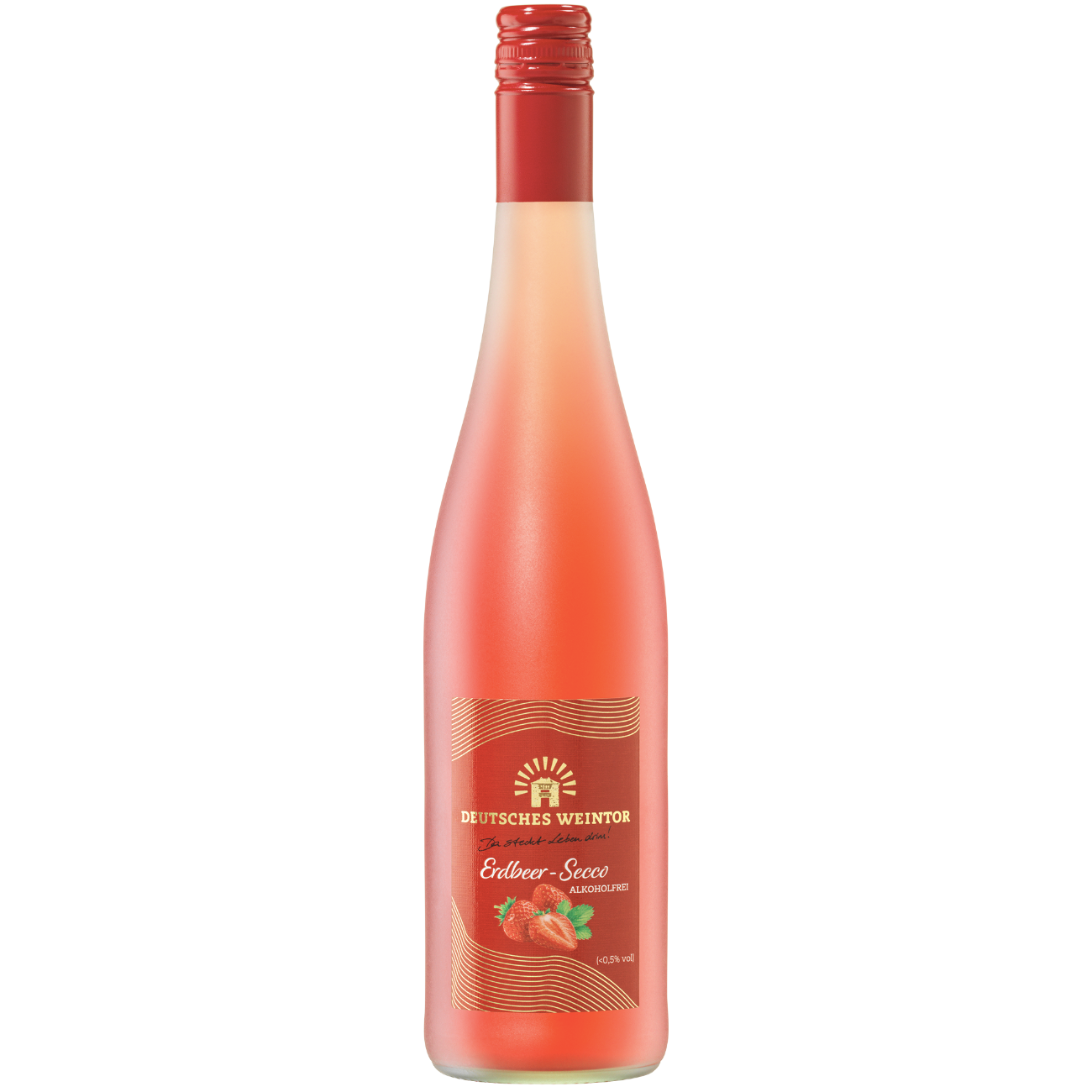 Erdbeer-Secco Alkoholfrei 0,75 L - Deutsches Weintor