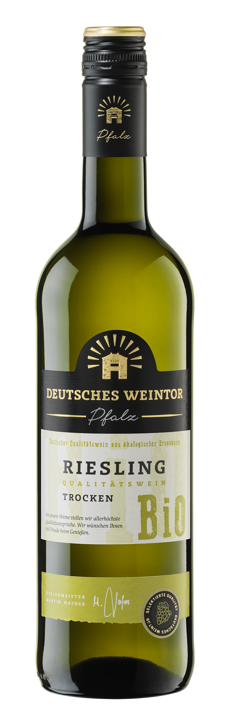 Bio Riesling trocken 0,75 L - Deutsches Weintor