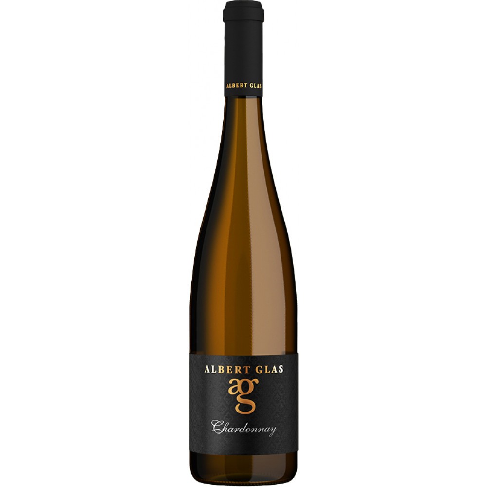 Albert Glas ► Chardonnay trocken "Black Label" 0,75 L Weißwein, Pfalz