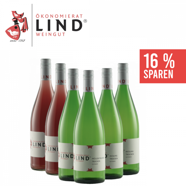 Vatertags-Schorle-Paket 6 x 1,0 L ► Weingut Ökonomierat Lind
