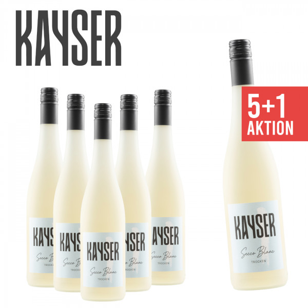 Frank Kayser Wein & Sekt ► 5+1 Secco Blanc trocken 0,75 L