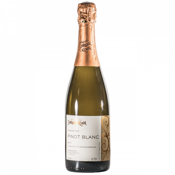 Pinot Blanc brut 0,75 L ► Wein- und Sektgut Schreier