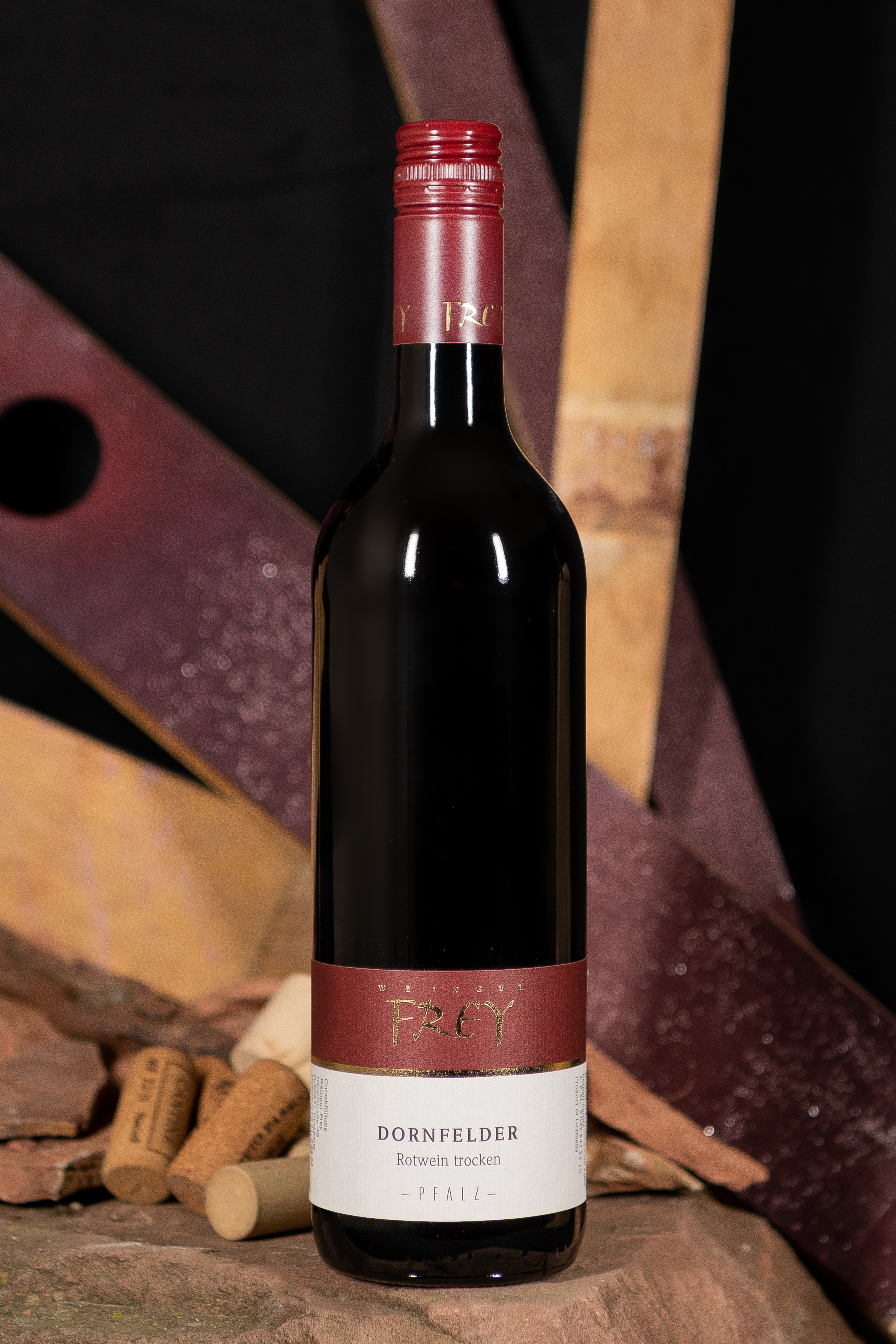 Dornfelder Rotwein trocken 0,75 L ▻ Weingut Frey | Pfälzer Wein