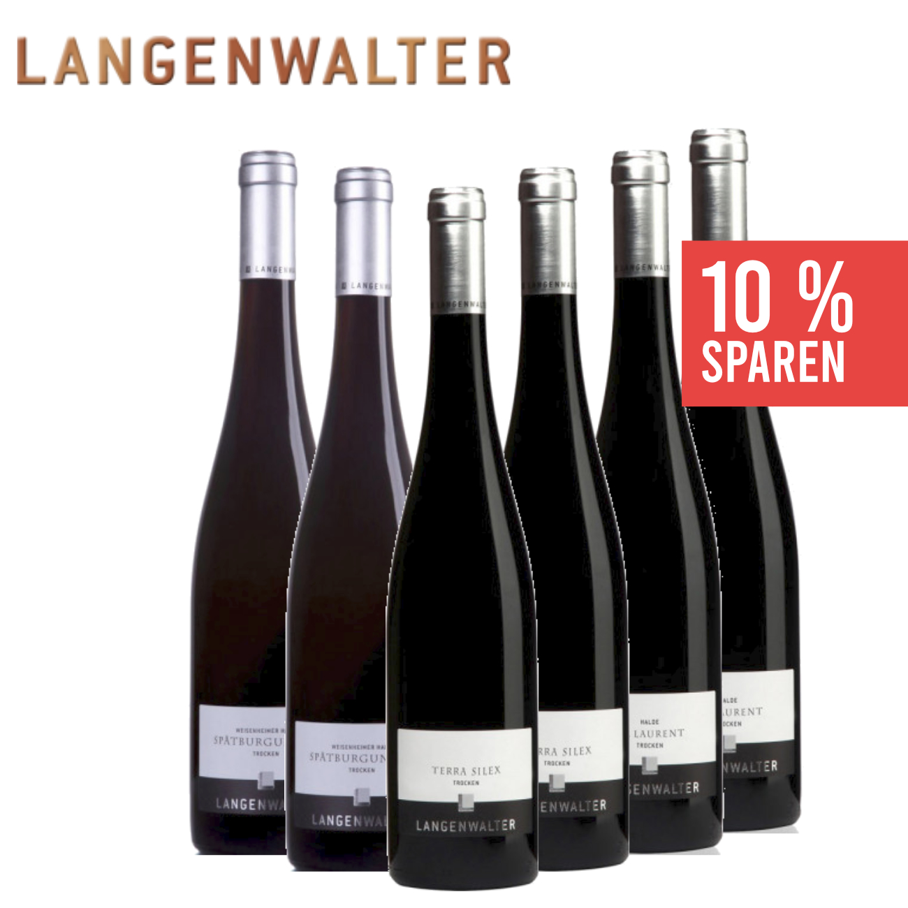 Ortsweinpaket Rot 6 x 0,75 L - Weingut Langenwalter