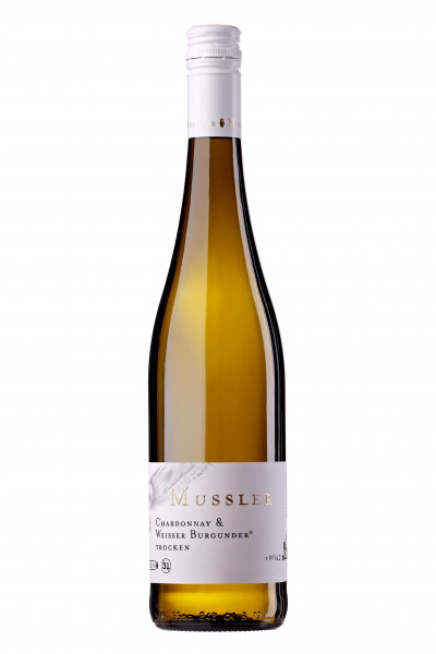 Chardonnay & Weißer Burgunder trocken 0,75 L ► Mussler | Pfalz