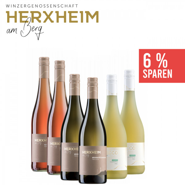 Picknick x Wein Paket 6 x 0,75 L ► Winzergenossenschaft Herxheim am Berg