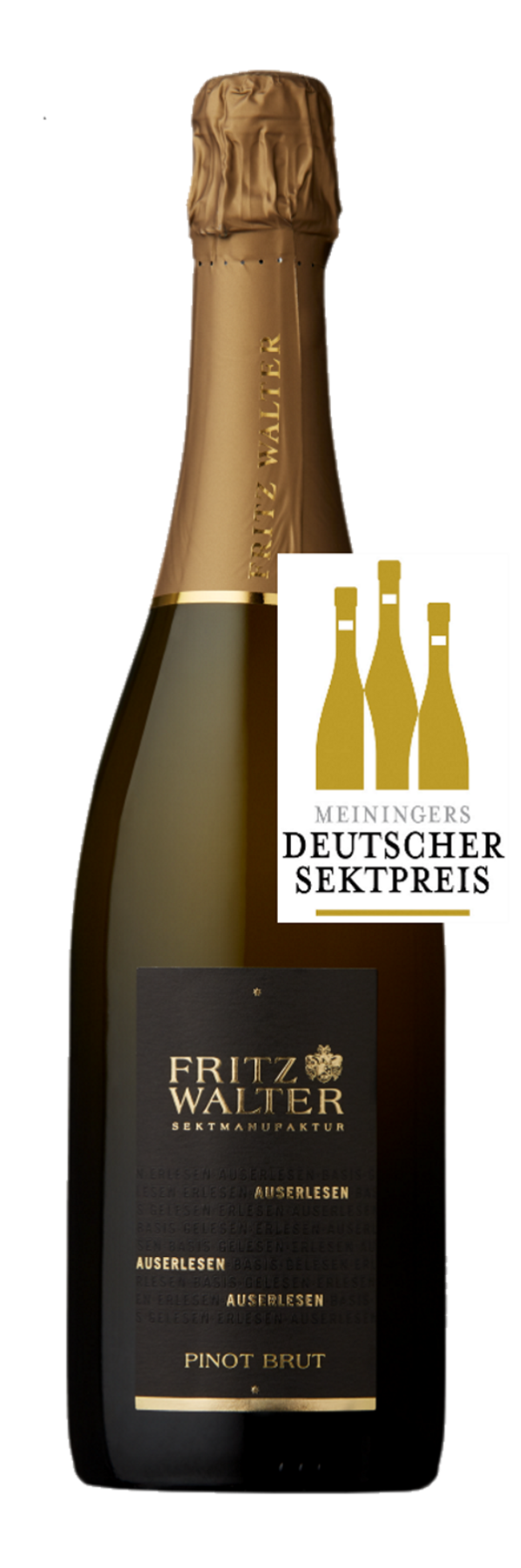 Pinot Weisser Sekt 0,75 L - Weingut Fritz-Walter