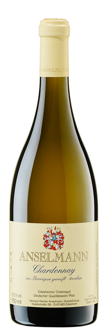 2020 Chardonnay trocken im Barrique gereift 0,75 L - Weingut Anselmann