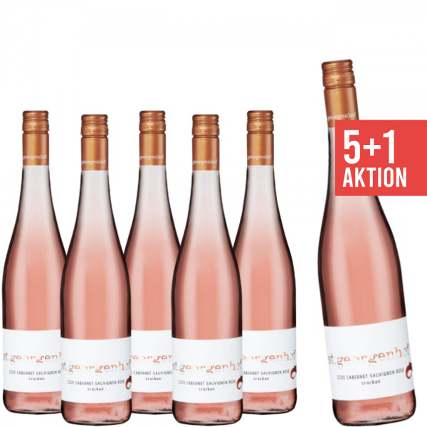 5+1 Cabernet Sauvignon Rosé trocken 0,75 L ► St. Georgenhof | Pfalz