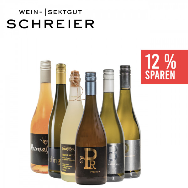 Secco-Paket 6 x 0,75 L ► Wein- und Sektgut Schreier