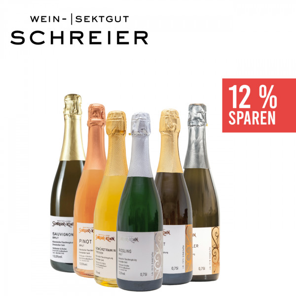 Sekt-Paket 6 x 0,75 L ► Wein- und Sektgut Schreier