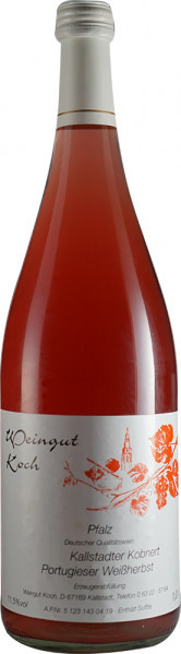 Portugieser Weißherbst 1,0 L lieblich - Weingut Koch
