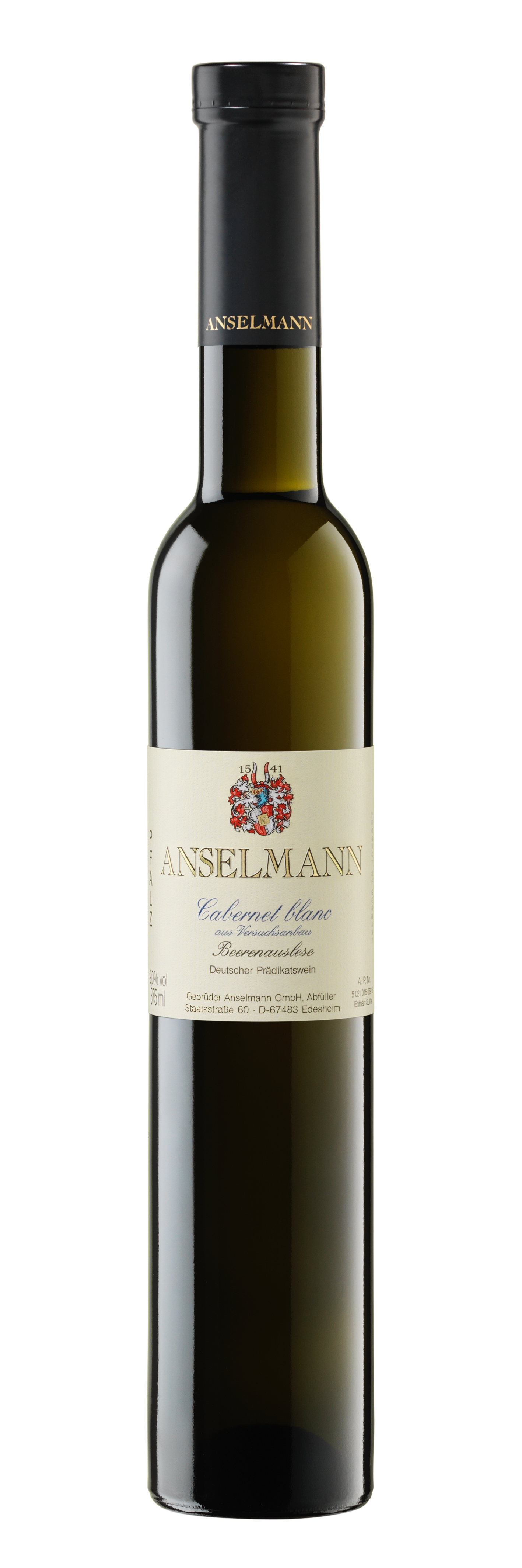 2012 Cabernet Blanc Beerenauslese edelsüss 0,375 L - Weingut Anselmann