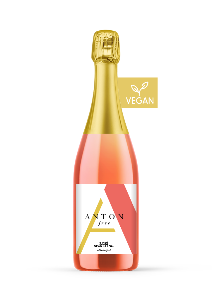 Rosé Sparkling "Anton free" alkoholfrei 0,75 L - Weingut Anton