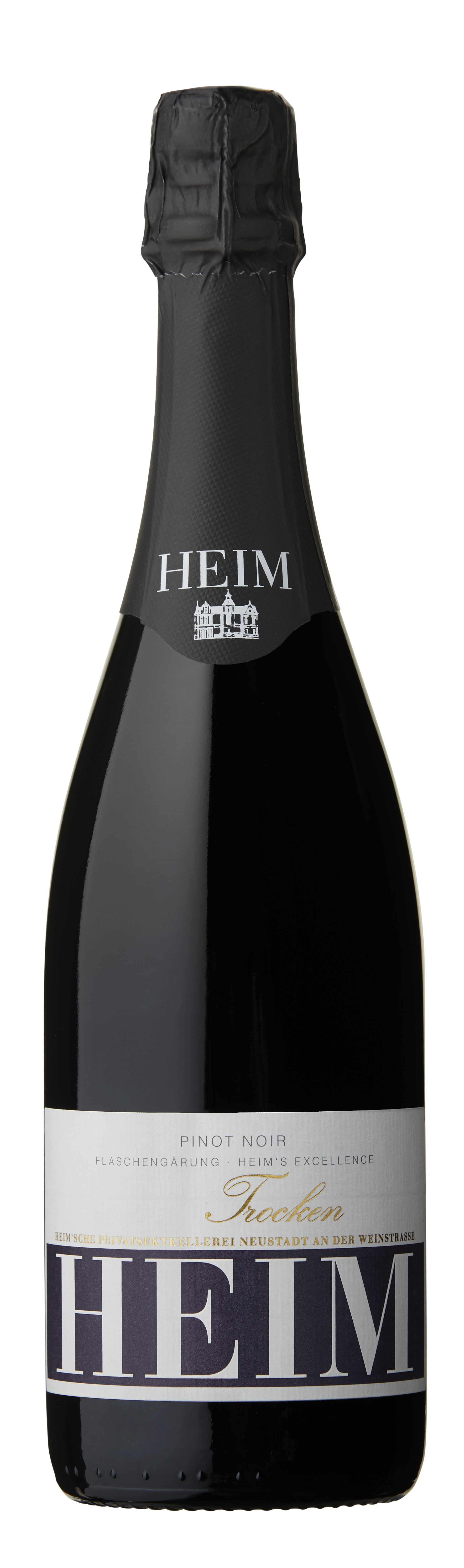 Pinot Noir Sekt trocken "Excellence" 0,75 L - Heim Privat-Sektkellerei