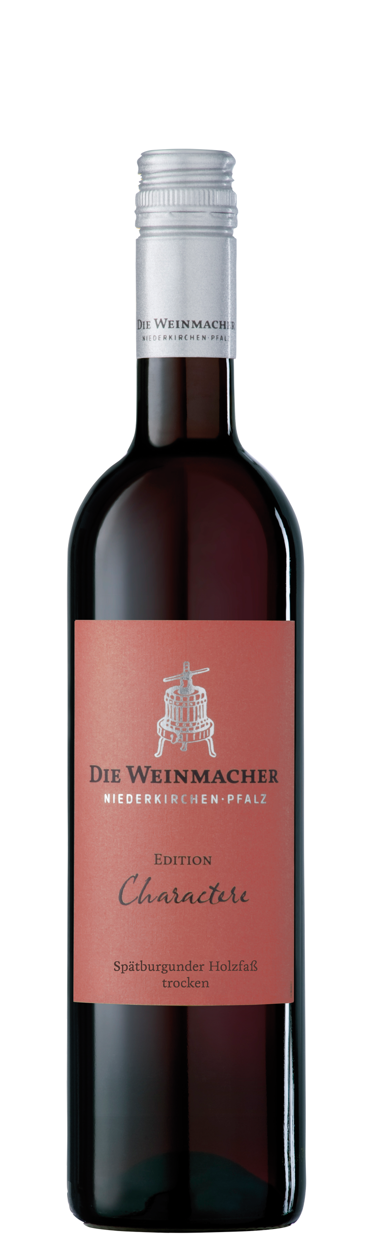 2020 Spätburgunder Holzfass trocken 0,75 L CHARACTERE - Die Weinmacher