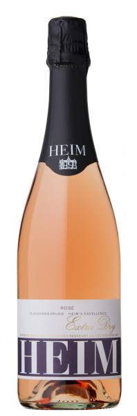 Heim's Excellence Rosé Sekt extra dry 0,75 L - Heim'sche Privat-Sektkellerei